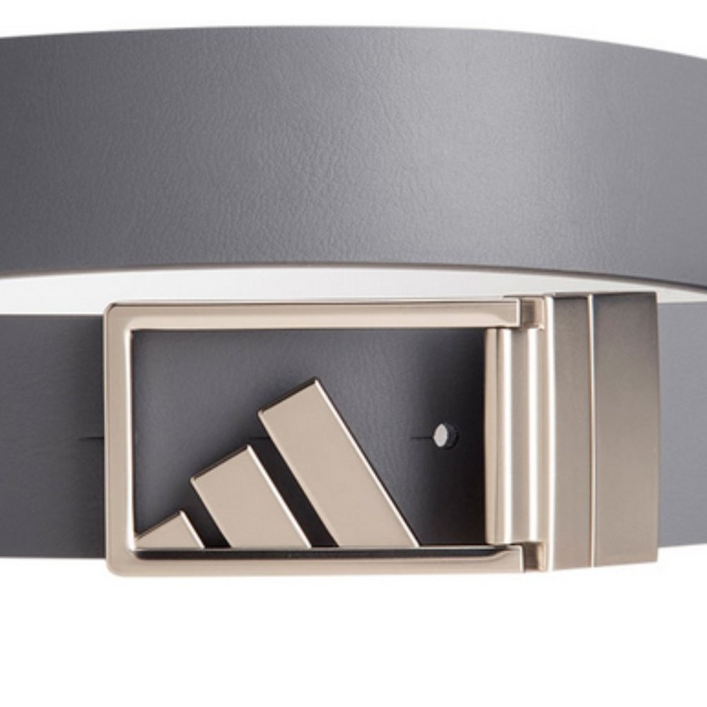 New ADIDAS Trophy Tour Golf Belt Reversible Gray/WHITE